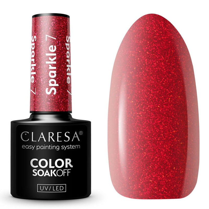 Afbeelding laden in galerijviewer, Claresa uv led gellak 5ml sparkle 7

