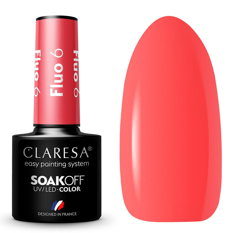 Afbeelding laden in galerijviewer, Claresa uv led gellak 5ml fluo 6
