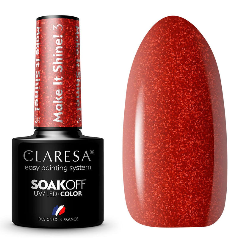 Afbeelding laden in galerijviewer, Claresa uv led gellak 5ml make it shine 3
