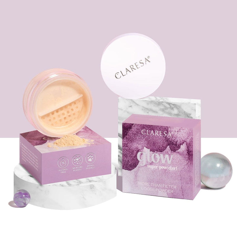 Afbeelding laden in galerijviewer, Claresa glow loose powder super pow(d)er! 12gr.
