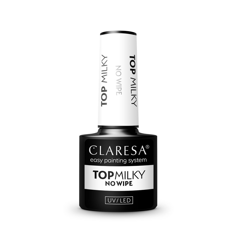 Afbeelding laden in galerijviewer, Claresa top coat milky no wipe 5ml
