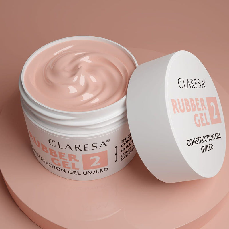 Afbeelding laden in galerijviewer, Claresa rubber gel 2 soft pink 12gr.
