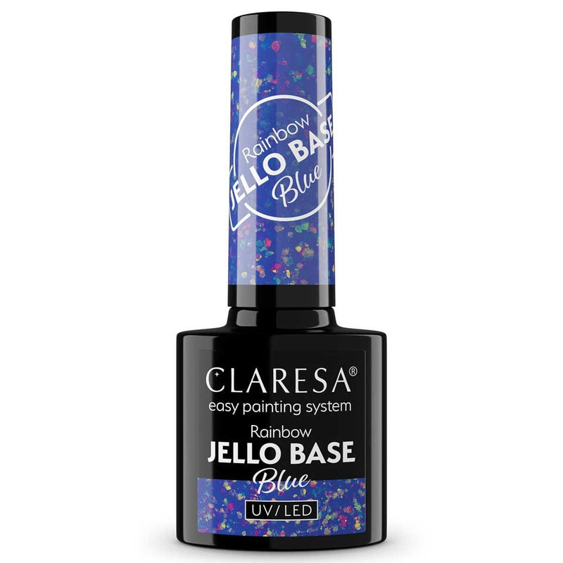 Afbeelding laden in galerijviewer, Claresa rainbow jello base coat blue 5ml
