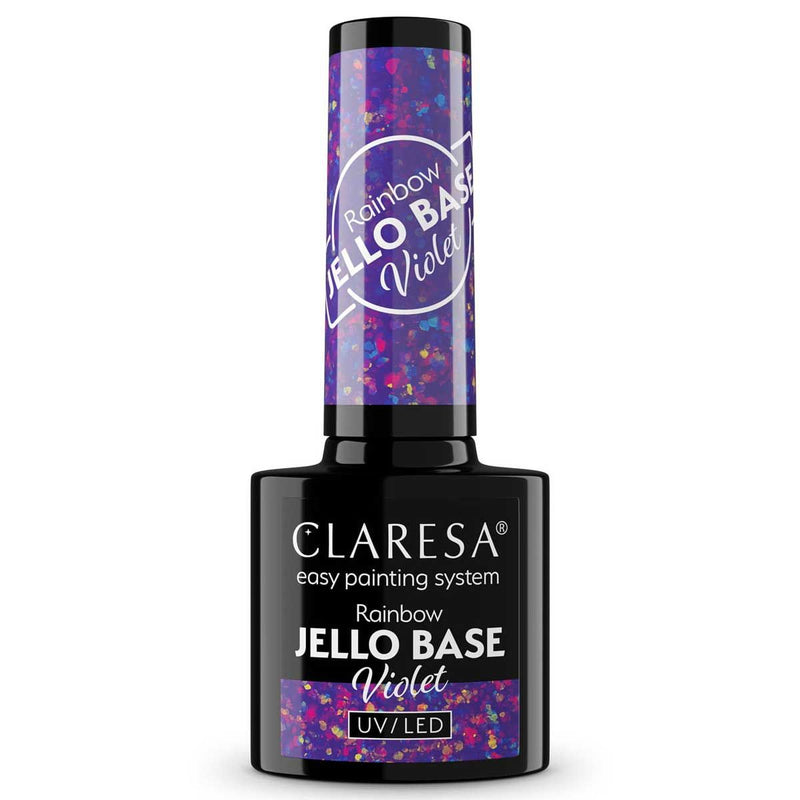 Afbeelding laden in galerijviewer, Claresa rainbow jello base coat violet 5ml
