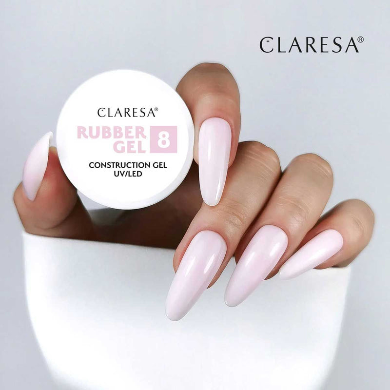 Afbeelding laden in galerijviewer, Claresa rubber gel 8 ballerina pink 45gr.
