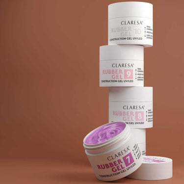 Claresa rubber gel 8 ballerina pink 45gr.