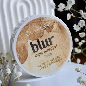 Claresa blur pressed powder super pow(d)er! beige 10gr.
