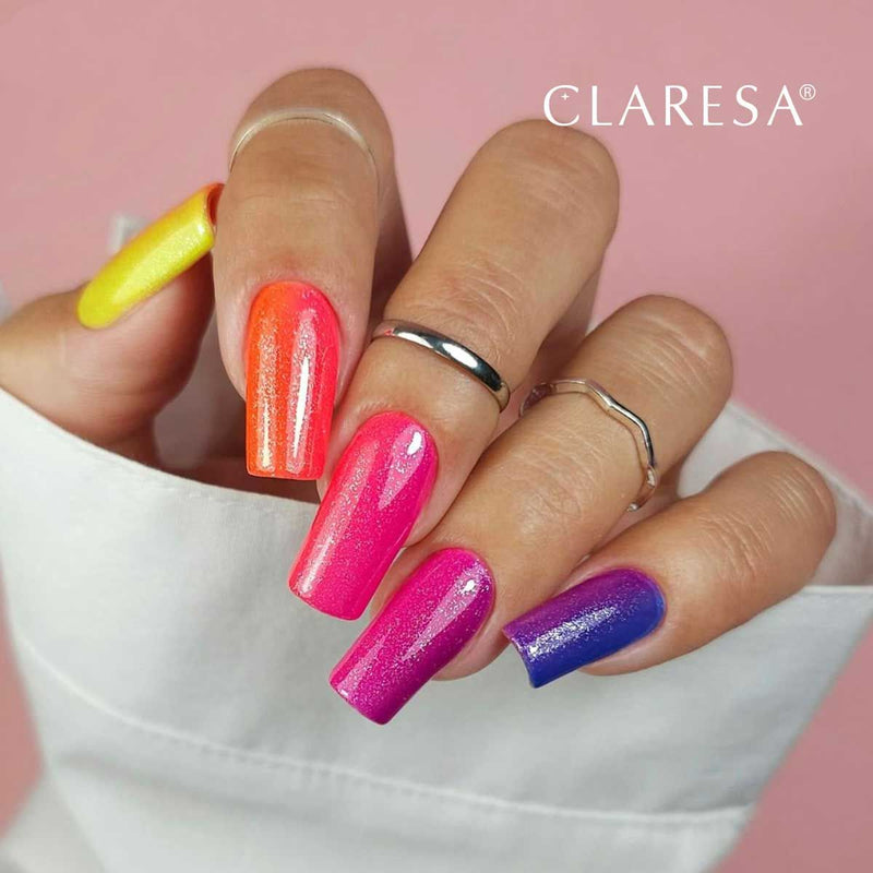 Afbeelding laden in galerijviewer, Claresa uv led gellak 5ml funky disco 3 coral twist
