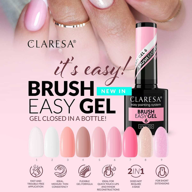 Afbeelding laden in galerijviewer, Claresa brush easy gel 9 5ml

