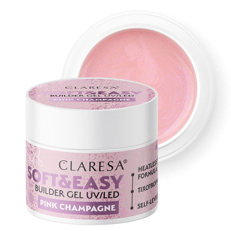 Afbeelding laden in galerijviewer, Claresa keratine soft easy builder gel blinking pink 12gr.
