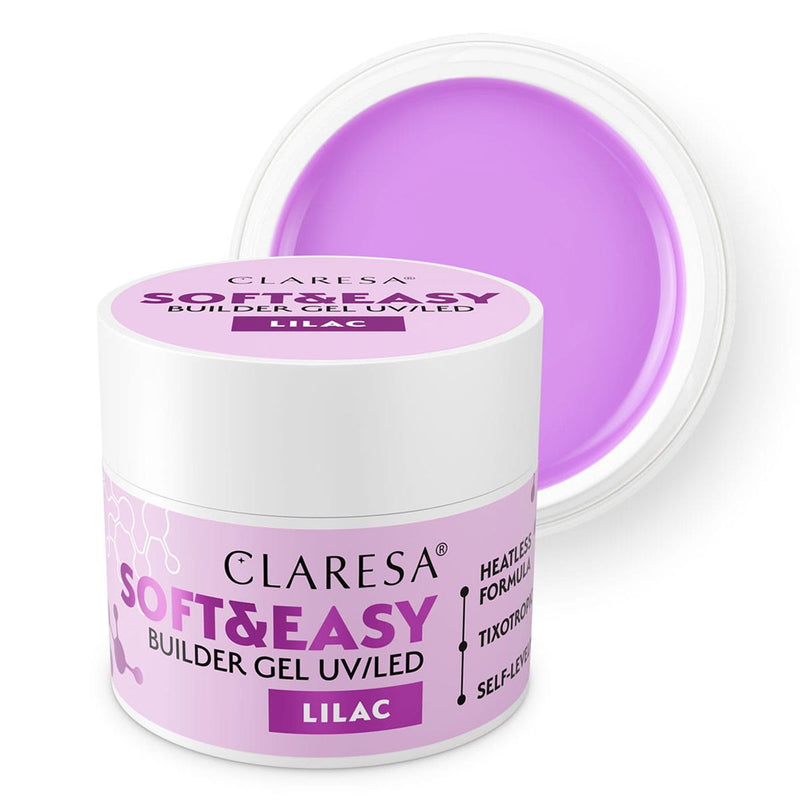 Afbeelding laden in galerijviewer, Claresa keratine soft easy builder gel lilac 90gr.
