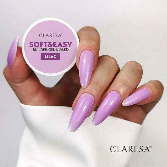 Claresa keratine soft easy builder gel lilac 90gr.