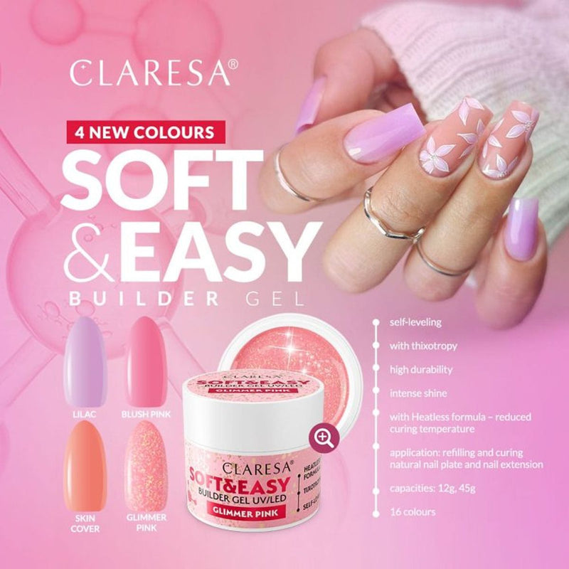 Afbeelding laden in galerijviewer, Claresa keratine soft easy builder gel lilac 90gr.
