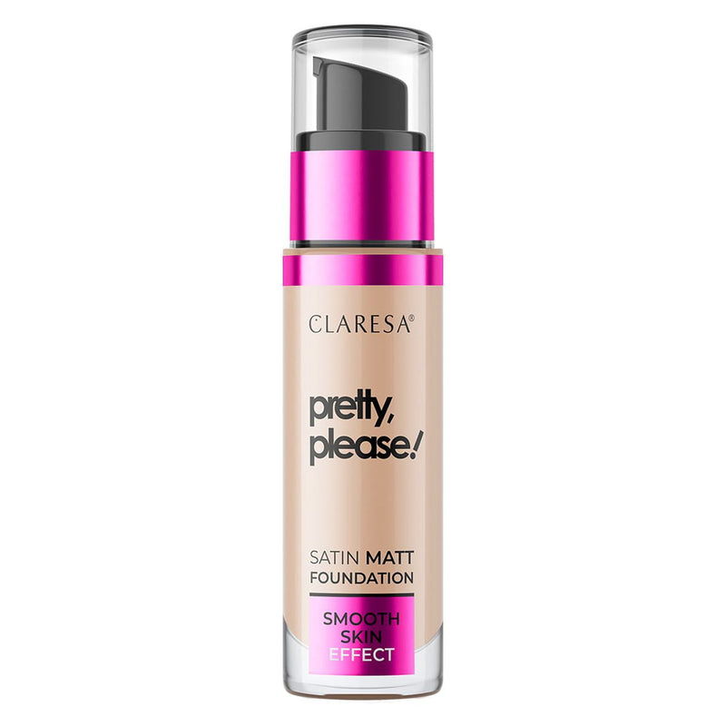 Afbeelding laden in galerijviewer, Claresa satin matt foundation pretty, please! 06 tan 34gr.
