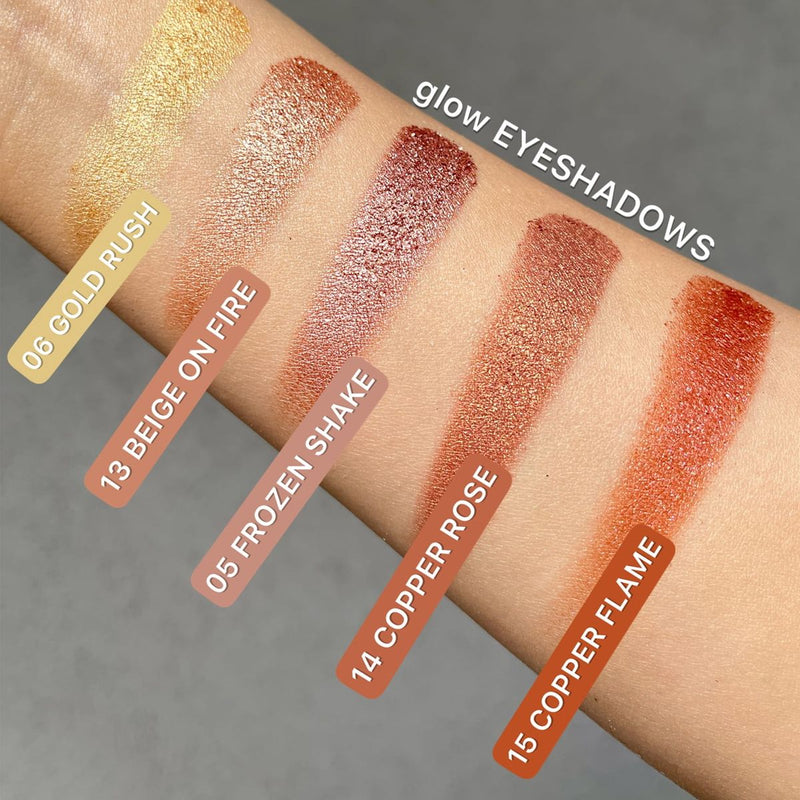 Afbeelding laden in galerijviewer, Claresa glow eyeshadow 06 gold rush
