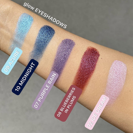 Claresa glow eyeshadow 07 purple rain