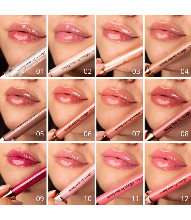 Afbeelding laden in galerijviewer, Claresa lipgloss gloss is my boss 04 girl chief 5ml
