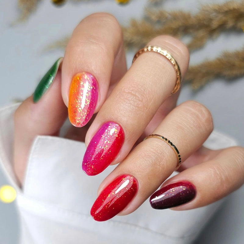 Afbeelding laden in galerijviewer, Claresa rainbow jello base coat amber 5ml
