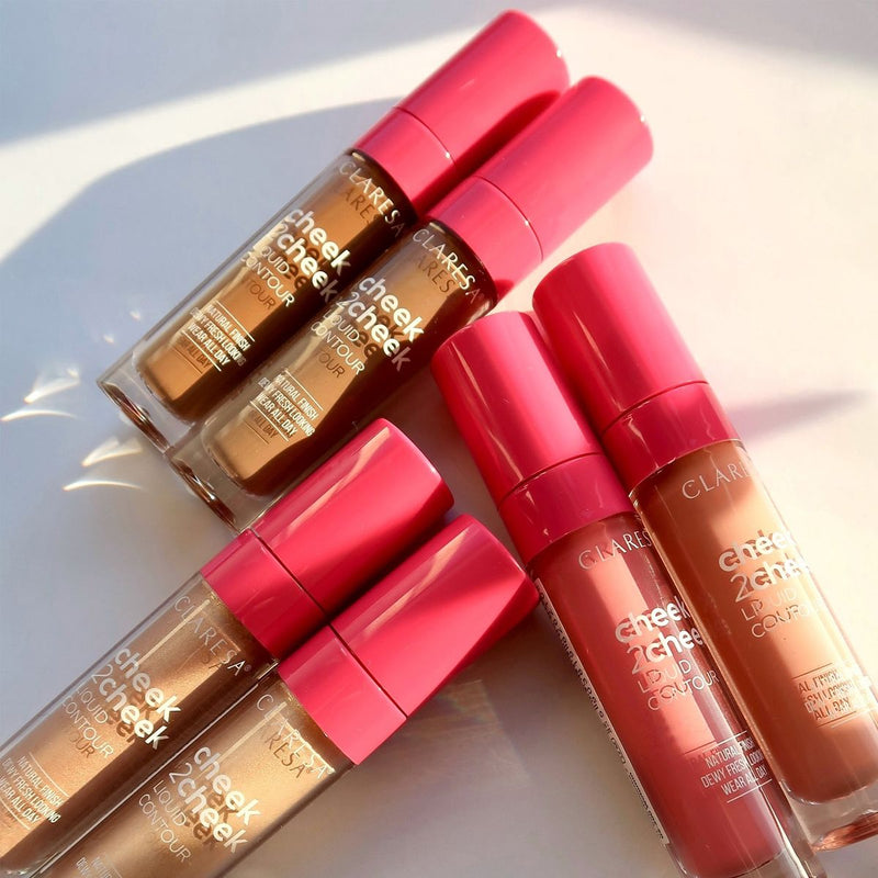 Afbeelding laden in galerijviewer, Claresa cheek 2 cheek liquid contour 01 cool summer 7gr.
