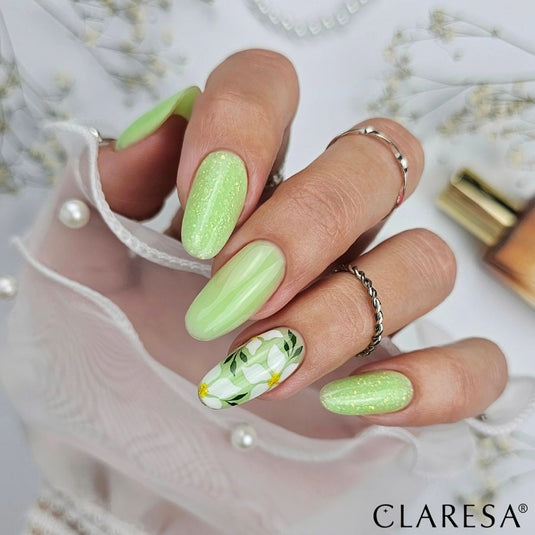 Claresa brush easy gel glitter pistachio 5ml