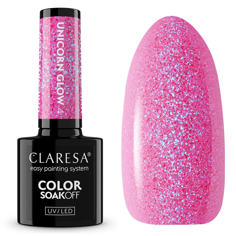 Afbeelding laden in galerijviewer, Claresa uv led gellak 5ml unicorn glow 4
