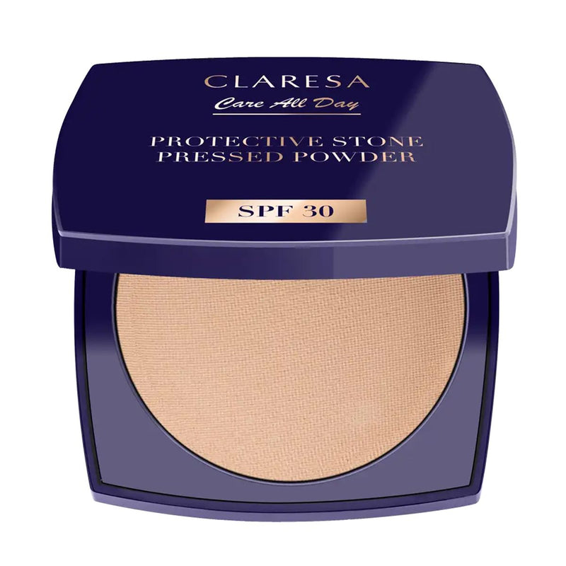 Afbeelding laden in galerijviewer, Claresa protective stone pressed powder spf 30 10gr.
