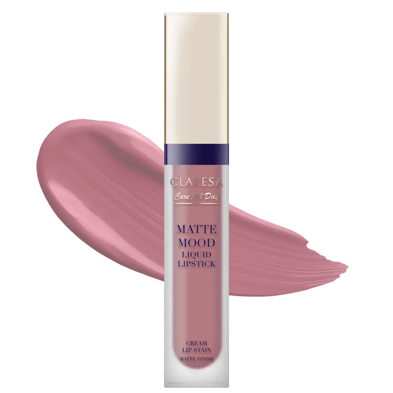 Afbeelding laden in galerijviewer, Claresa matte mood liquid lipstick 01 joyfull 7ml
