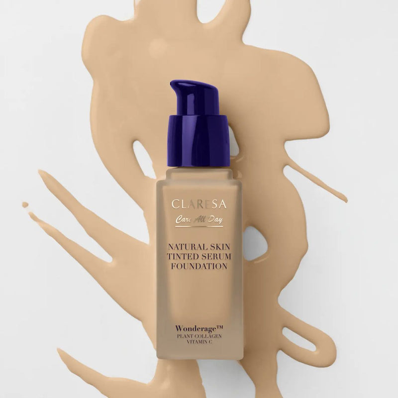 Afbeelding laden in galerijviewer, Claresa natural skin tinted serum foundation 2wo medium olive 32ml
