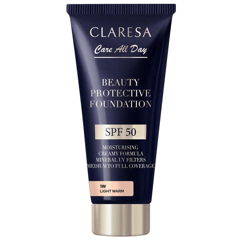Afbeelding laden in galerijviewer, Claresa beauty protective foundation spf 50 1w light warm 30ml
