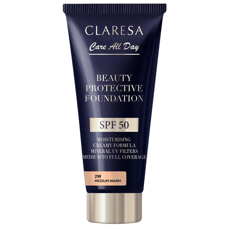 Afbeelding laden in galerijviewer, Claresa beauty protective foundation spf 50 2w medium warm 30ml
