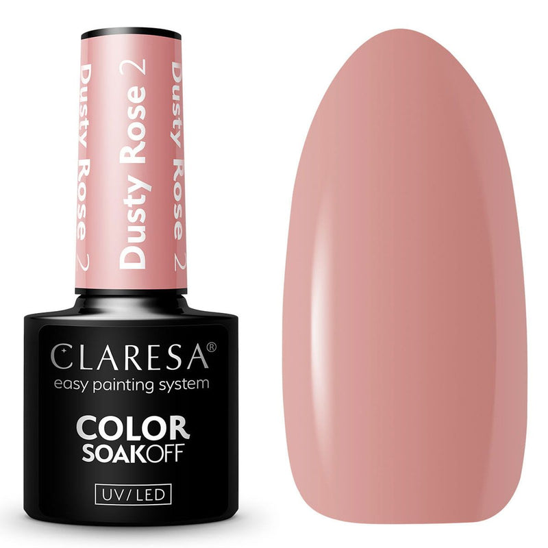 Afbeelding laden in galerijviewer, Claresa uv led gellak 5ml dusty rose 2
