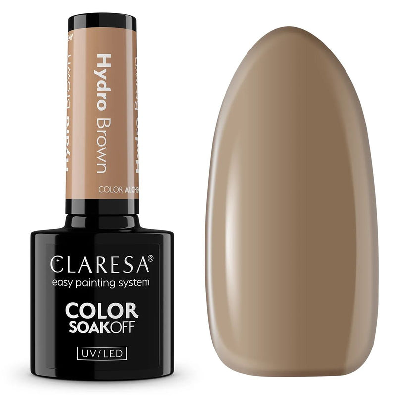 Afbeelding laden in galerijviewer, Claresa uv led gellak 5ml color alchemy - hydro brown
