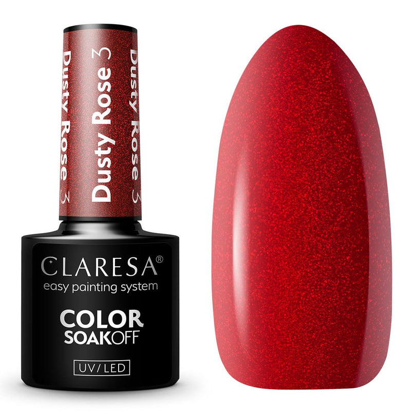 Afbeelding laden in galerijviewer, Claresa uv led gellak 5ml dusty rose 3

