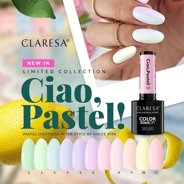 Claresa uv led gellak 5ml ciao pastel 8