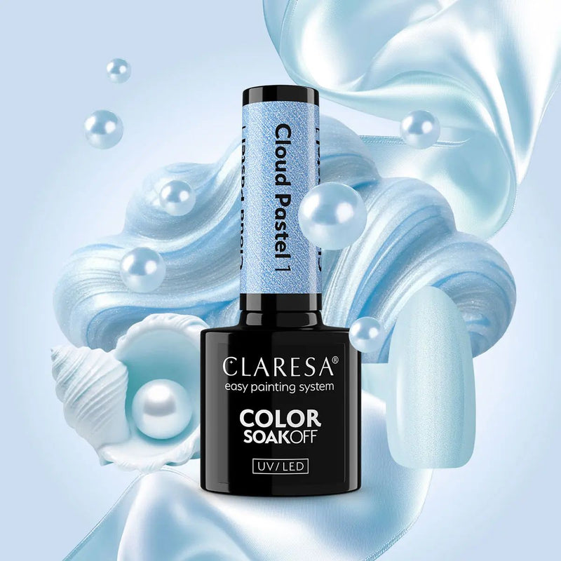 Afbeelding laden in galerijviewer, Claresa uv led gellak 5ml cloud pastel 1
