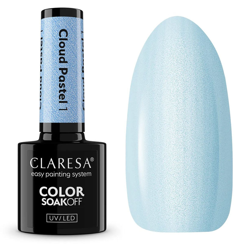 Afbeelding laden in galerijviewer, Claresa uv led gellak 5ml cloud pastel 1
