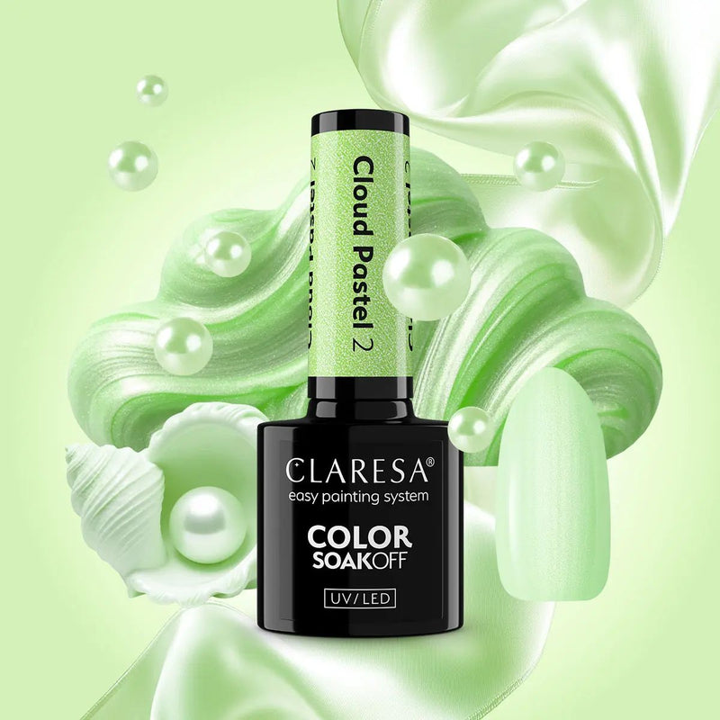 Afbeelding laden in galerijviewer, Claresa uv led gellak 5ml cloud pastel 2
