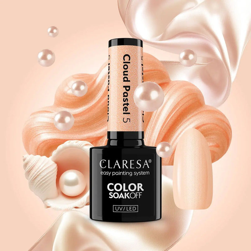 Afbeelding laden in galerijviewer, Claresa uv led gellak 5ml cloud pastel 5

