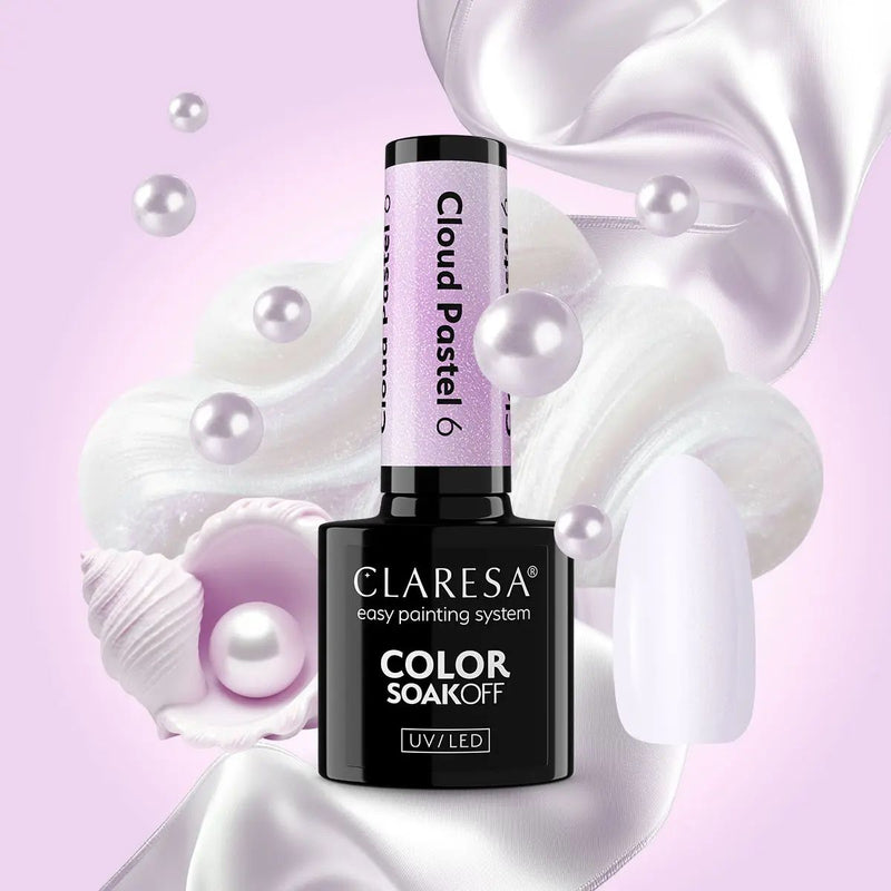 Afbeelding laden in galerijviewer, Claresa uv led gellak 5ml cloud pastel 6
