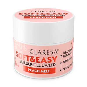 Claresa keratine soft easy builder gel peach melt 12gr.