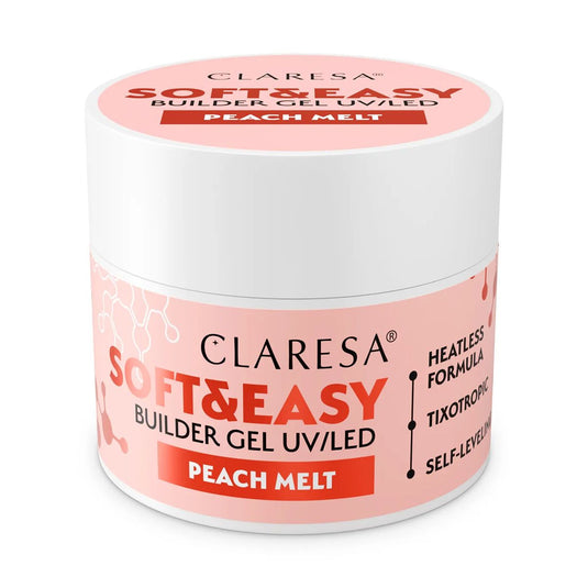 Claresa keratine soft easy builder gel peach melt 12gr.