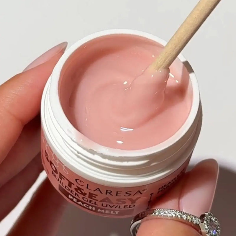Afbeelding laden in galerijviewer, Claresa keratine soft easy builder gel peach melt 45gr.
