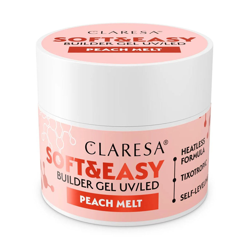 Afbeelding laden in galerijviewer, Claresa keratine soft easy builder gel peach melt 45gr.
