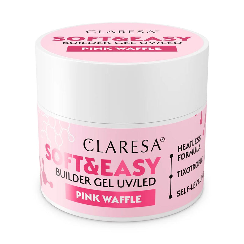 Afbeelding laden in galerijviewer, Claresa keratine soft easy builder gel pink waffle 45gr.

