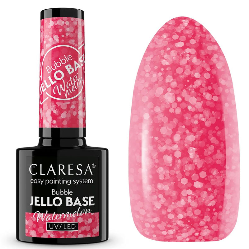 Afbeelding laden in galerijviewer, Claresa bubble jello base coat watermelon 5ml
