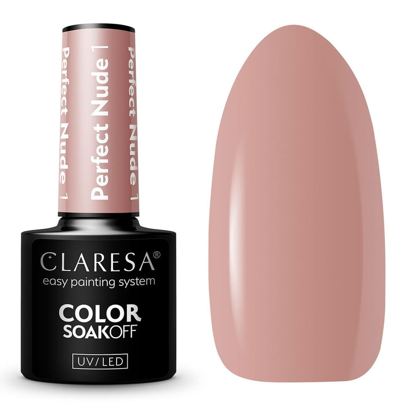 Afbeelding laden in galerijviewer, Claresa uv led gellak 5ml perfect nude 1
