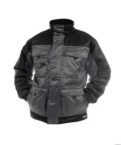 Dassy winterjas tignes grijs zwart s