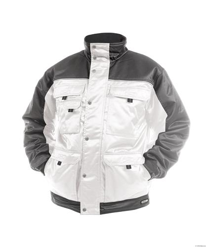 Dassy winterjas tignes wit grijs xl