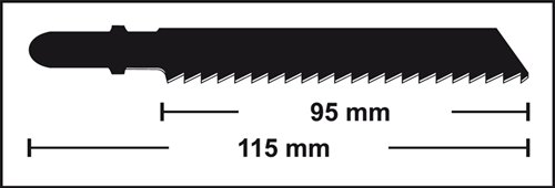 Afbeelding laden in galerijviewer, Connex decoupeerzaagblad bosch curv115 2st - com300280
