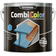 Rust-oleum combicolor metaalverf goudbruin hamerslag 0.75ltr
